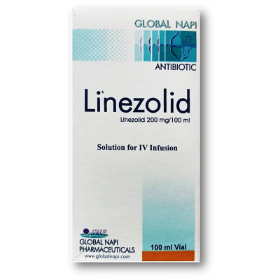 LINEZOLID 200 MG / 100 ML ( LINEZOLID ) IV VIAL